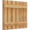 Ekena Millwork Spaced Board-n-Batten Shutters, Rough Sawn Western Red Cedar, 34 3/4W x 28H, PR RBS06S35X028RWR - alternate 2